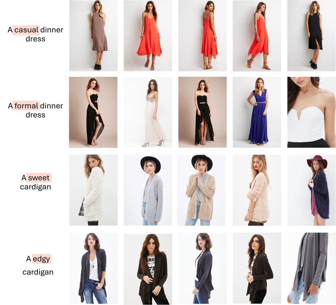 Fashion-ACT qualitatives.